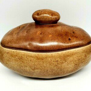 Atlantic Mold Vintage Potato Serving Dish, Candy/Cookie Jar, Potato Bowl